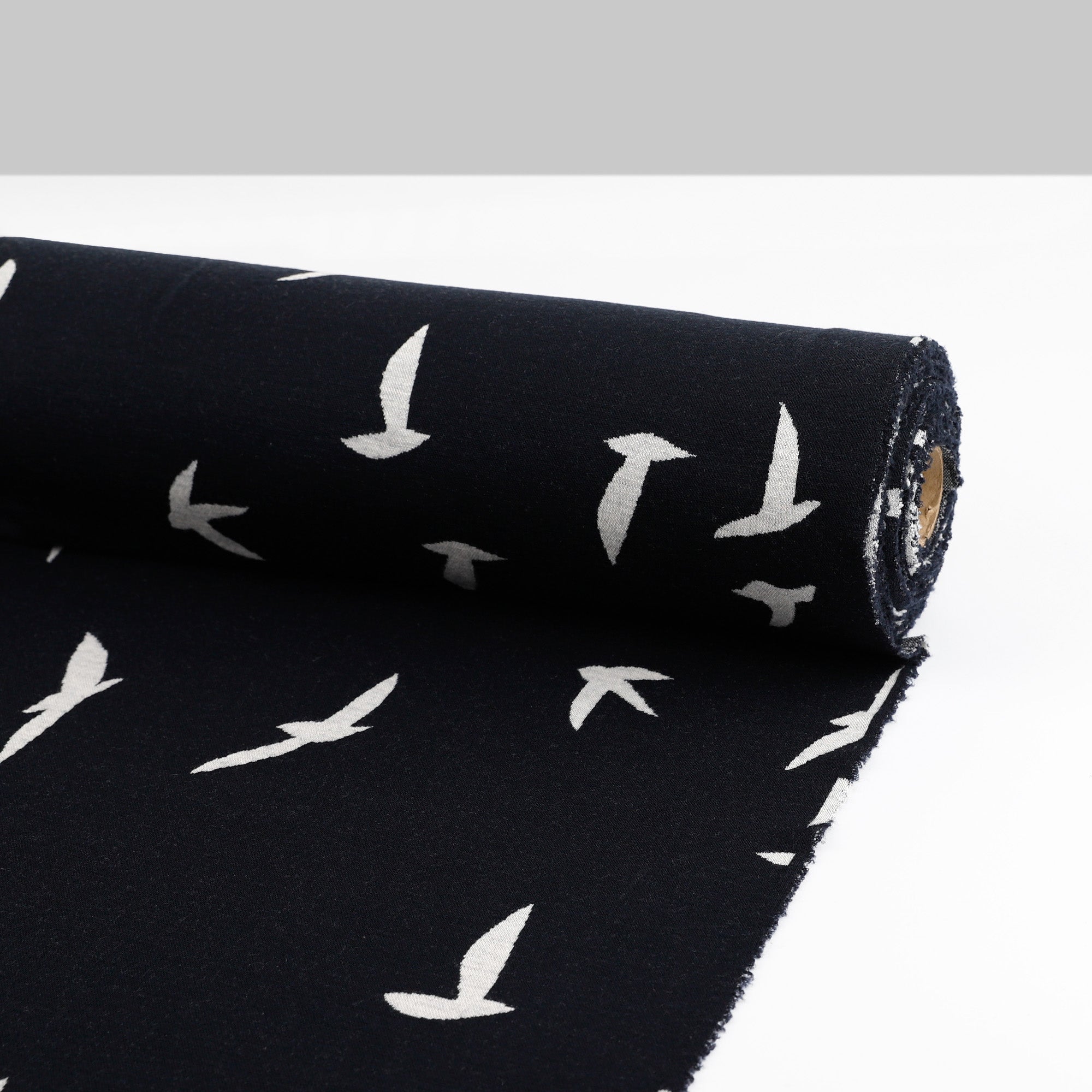 Flying Swifts Merino Jacquard - Black
