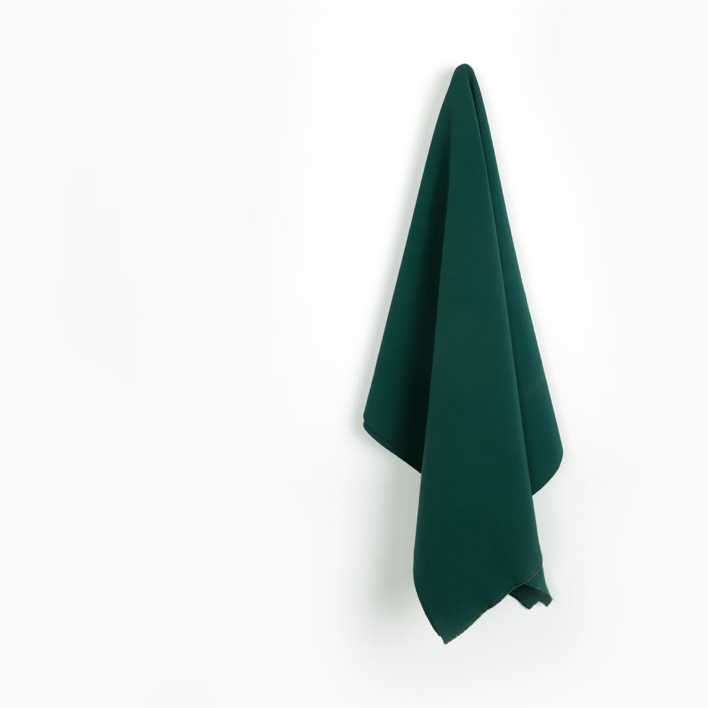 Stretch Cotton Blend Suiting - Malachite